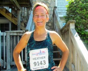 00 Heather After Successful Falmouth Road Race Run